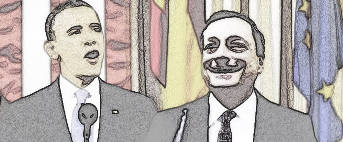 Obama y Draghi